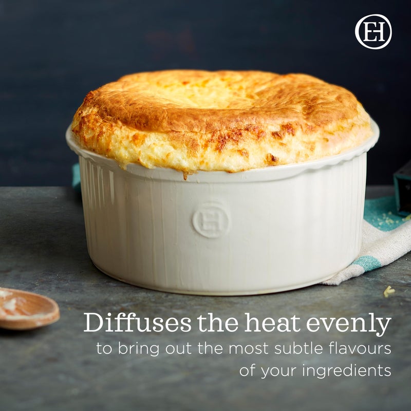 Emile Henry 9" x 8.3" Souffle Dish | Clay - Image 5